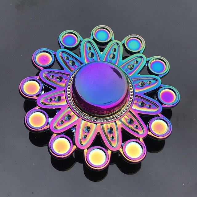 Binchi Keji Travel Rainbow Fidget Metal Spinner, bunte Fingerspinner - Bild 1