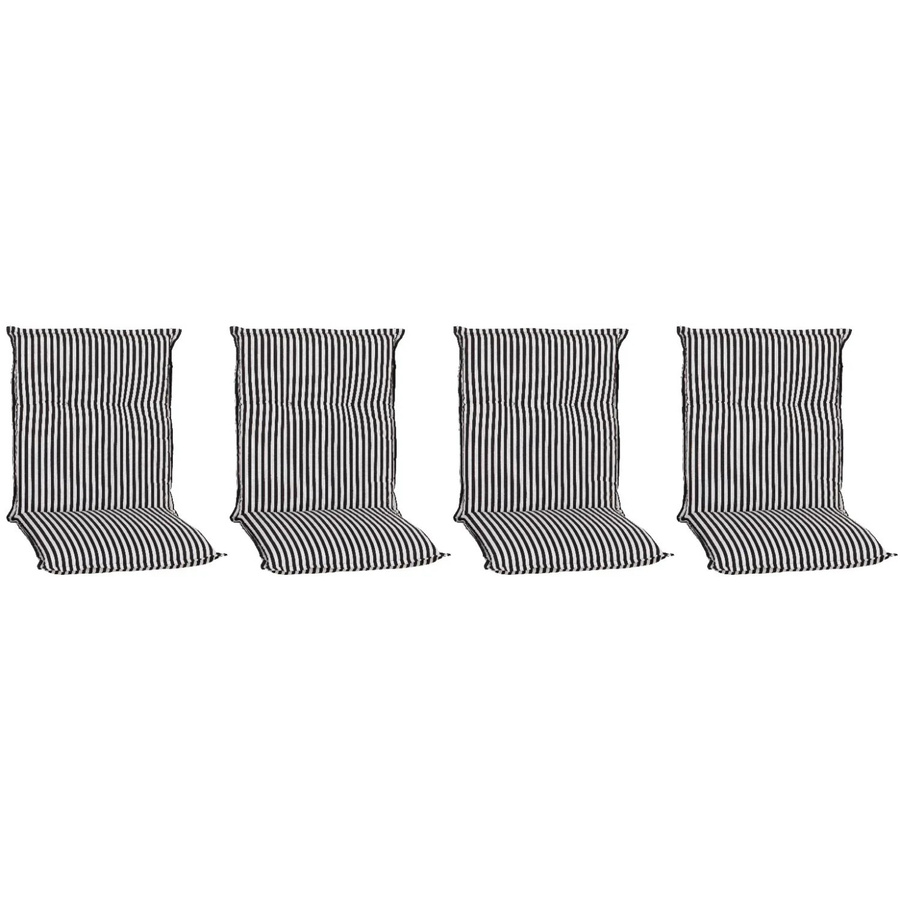 Beo Sitzauflage Tupelo Niedriglehner 4er Set Schwarz-Weiß - Bild 2
