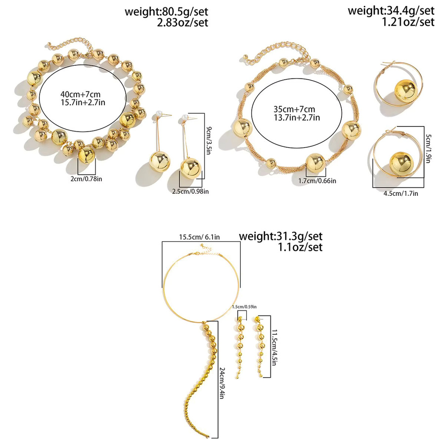 Ingemark Schmuck Set, Acryl, Gold, Damen - Bild 2