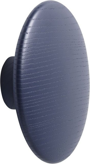 Muuto Dots Wood Distributed Point Hooks aus Holz in Blau Matt - Bild 1