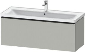 Duravit Waschtischunterschrank D-Neo in Weiß und Grau, B/T/H: 118,4 x 45,2 x 44,0 cm - Bild 1
