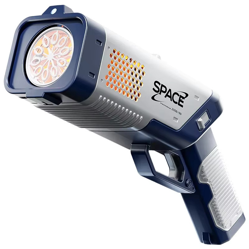 CONUSEA Automatische Seifenblasenpistole, Weltraum, Orange - Bild 5