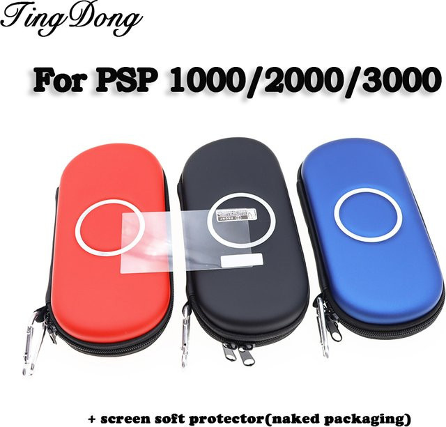 TingDong EVA-Hartschalen-Schutztasche für PSP 1000/2000/3000 in Blau - Bild 1