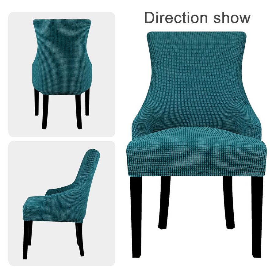 YZFZP Sesselbezug aus Polarfleece in Grau, Universalgröße für Wingback-Sessel und Polstersessel, waschbar - Bild 4