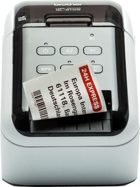 Brother QL-810WC Etikettendrucker Thermodrucker mit Wi-Fi, Ethernet und USB in Weiß - Bild 1