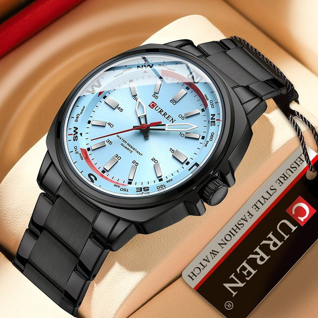 CURREN Armbanduhr Quarz, Edelstahl, Herren - Bild 1