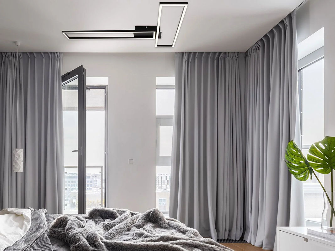 BRILONER CCT LED Design Deckenleuchte rechteckig in Schwarz mit dimmbarer Lichttemperatur und Helligkeit - Bild 2