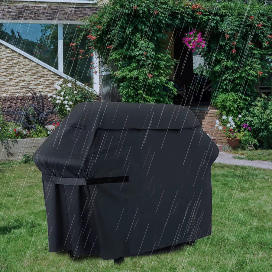 Char-Broil Grillabdeckung aus wasserdichtem 210D Oxford Polyester, Schwarz, B: 145 cm, T: 117 cm - Bild 2