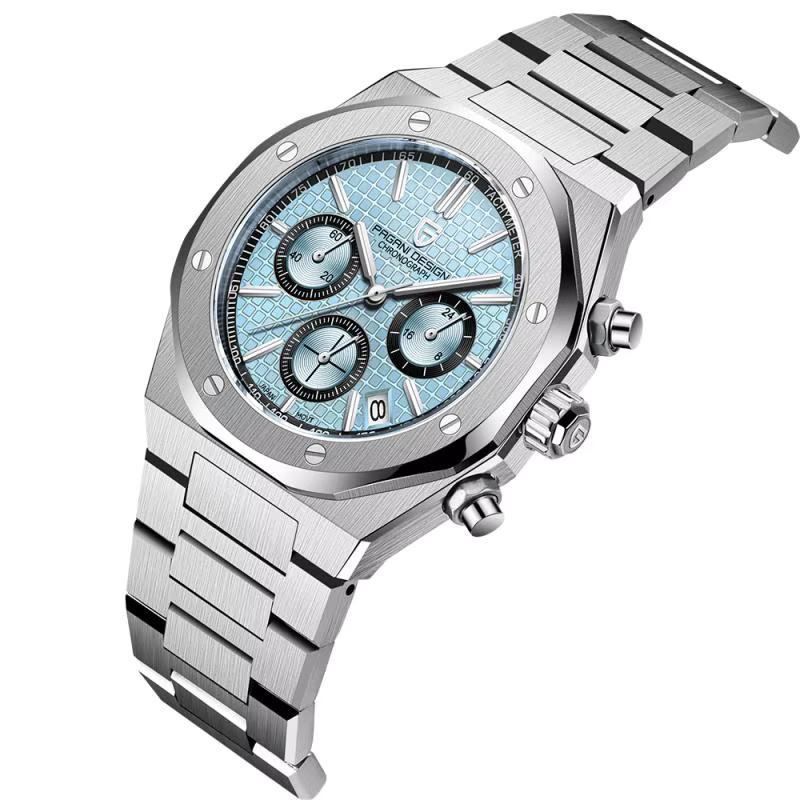 Pagani Design Chronograph, Quarz, Edelstahl, Saphirglas, Herren - Bild 5