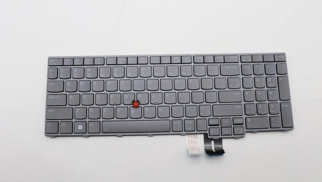 Lenovo Keyboard CS22 P16 in Grau mit QWERTY US Layout - Bild 1