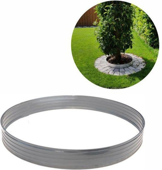 Green-split Aluminium-Baumring in Grau Durchmesser: 0,8 m, Höhe: 10 cm - Bild 3