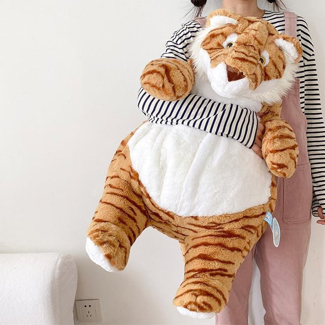 Binchi Keji Travel Tiger-Plüschtier, Dekokissen, 80cm, ab 14 Jahren - Bild 1