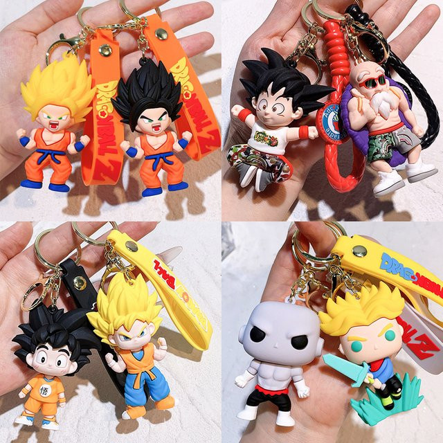 Bandai Dragon Ball Anime Figuren Schlüsselanhänger, PVC, Unisex - Bild 1