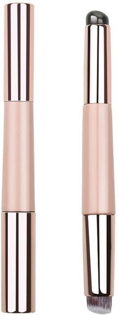 Love Home Garden Silikon-Lippenpinsel, 2-in-1 Doppelkopf, Rosa, Unisex - Bild 1
