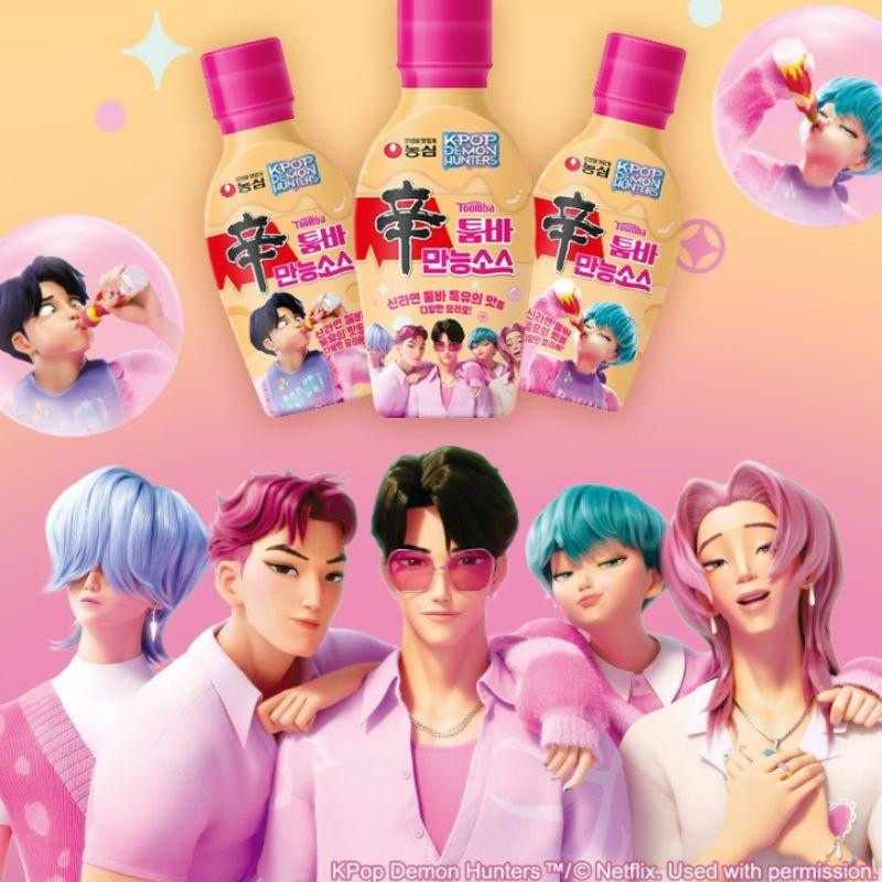 Nongshim Shin Ramyun Toomba Sauce K-Pop Dämonenjäger Edition scharf 285 g - Bild 2