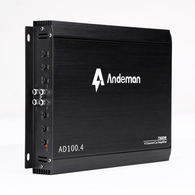 Andeman Autoverstärker 4-Kanal in Schwarz mit 200 W RMS und 7800 W Spitzenleistung (A/B-Klasse) - Bild 1