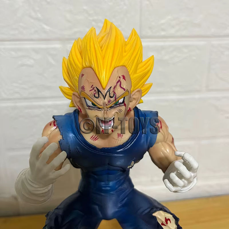 Bandai Dragon Ball Z Majin Vegeta Figur aus PVC mit Basis, mehrfarbig, Höhe: 28 cm - Bild 3