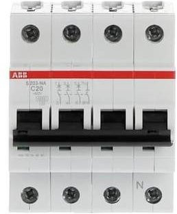 ABB S203-C20NA Leitungsschutzschalter 20A 400V 2CDS253103R0204 - Bild 1