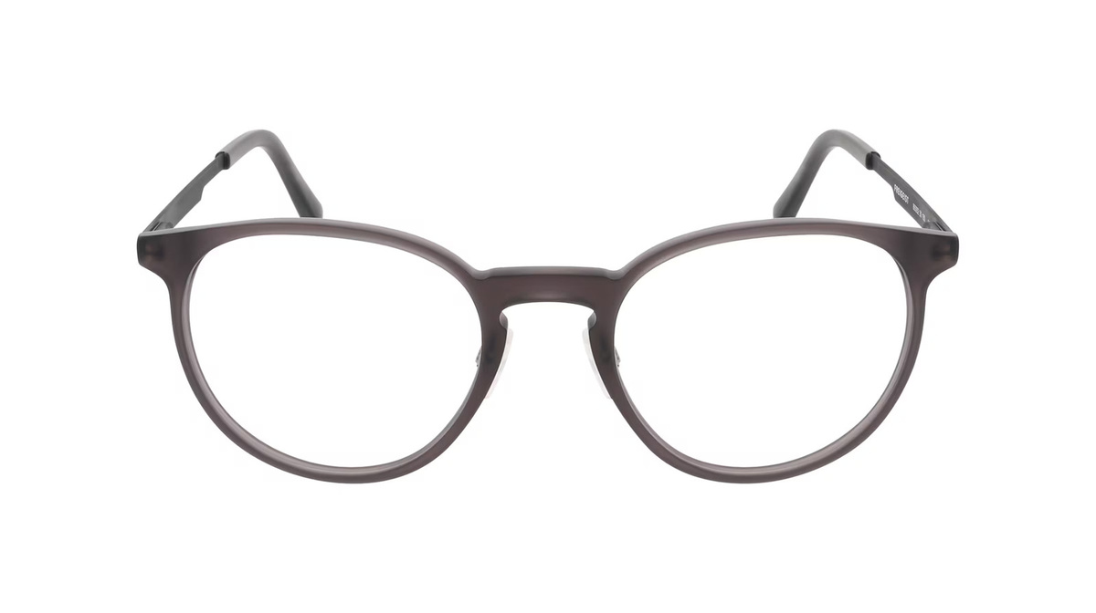 FREIGEIST 863052 Korrektionsbrille Panto, Vollrand, Kunststoff, grau, Herren - Bild 1