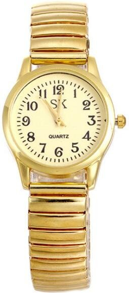 Armbanduhr Digitaluhr, Quarz, Edelstahl, Gold, Unisex - Bild 1