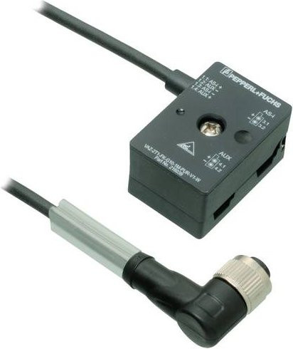 Pepperl+Fuchs VAZ-2T1-FK-G10-1M-PUR-V1-W Sensor/Aktorbox passiv Multipolverteiler in Schwarz - Bild 1