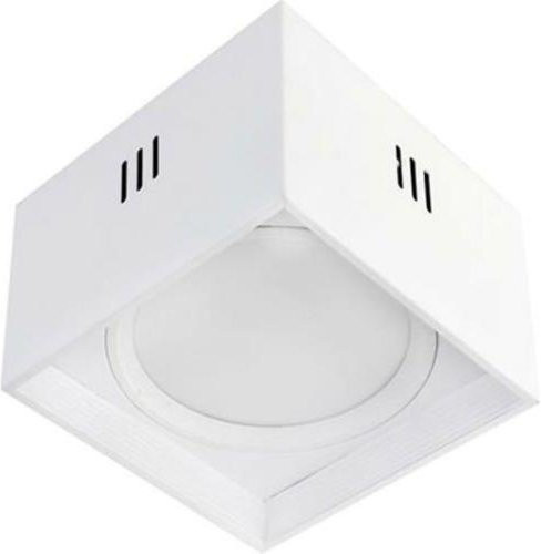 Quadratische LED-Deckenleuchte in Weiß mit 10W, 700lm und 4200K Neutralweiß - Bild 1
