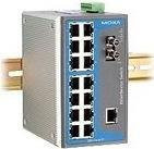 Moxa Industrial Unmanaged Ethernet Switch EDS-316-M-ST-T in Grau mit 100 Mbit/s und Ethernet/LAN - Bild 1