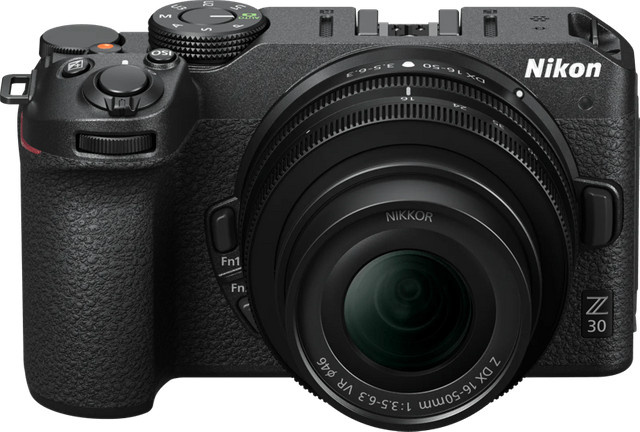 Nikon Z30 spiegellose Kamera Kit in Schwarz mit 16-50mm VR Objektiv - Bild 2