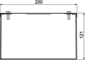 OBO Bettermann Installationskanal Metall PLMR 1220 A2 B/H/L: 20 x 12 x 200 cm - Bild 1