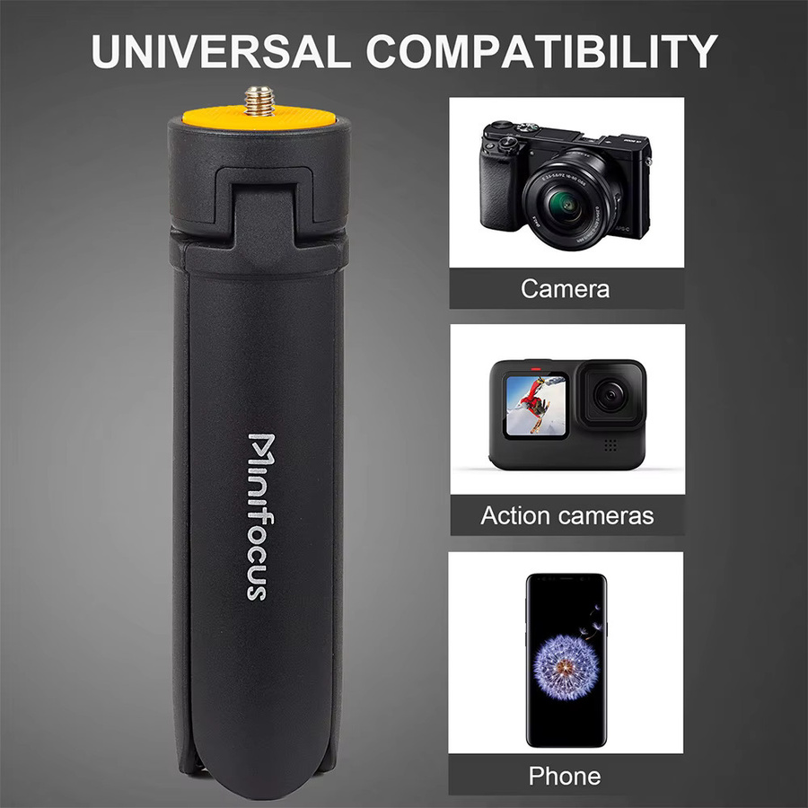 DJI OSMO Mobile 8 Mini-Stativ in Schwarz mit 1/4 Zoll Schraube für OSMO Mobile und Pocket Serien sowie Zhiyun Smooth Q 4 und FeiyuTech Stabilisatoren - Bild 3
