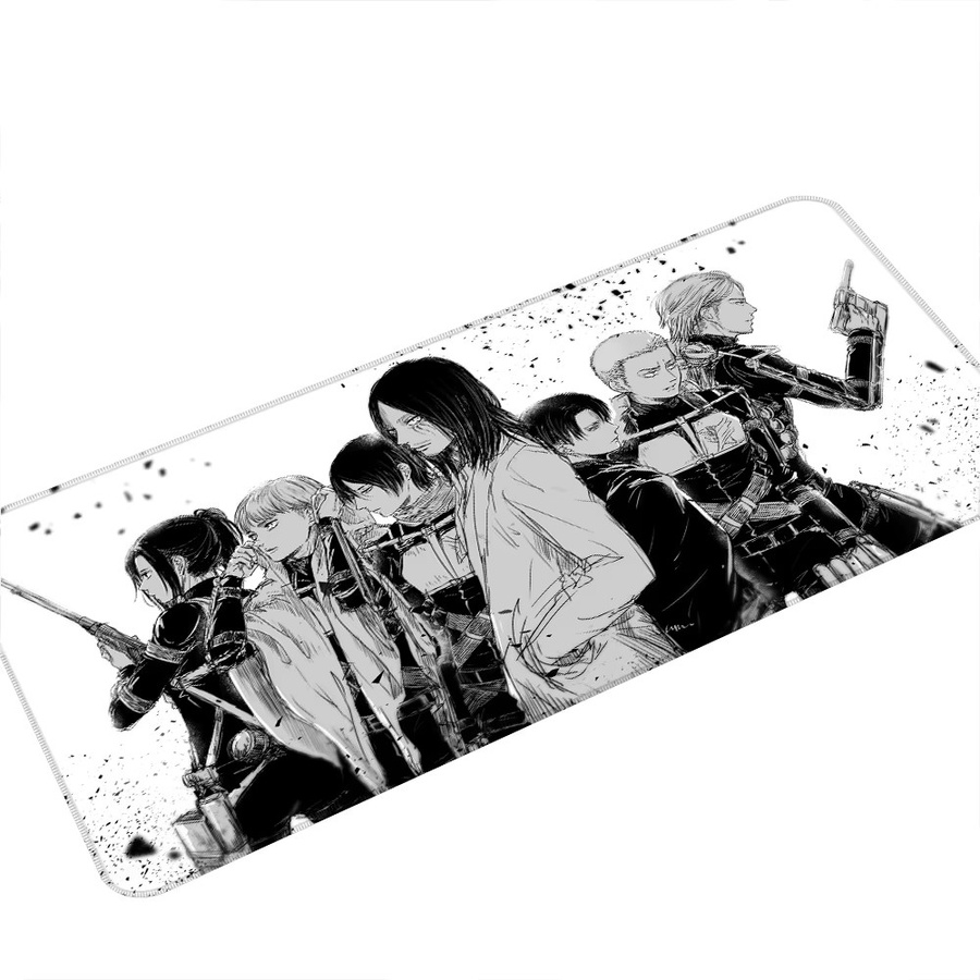 Bandai Attack on Titan Anime Gaming Mauspad Schreibtischunterlage Multicolor - Bild 2