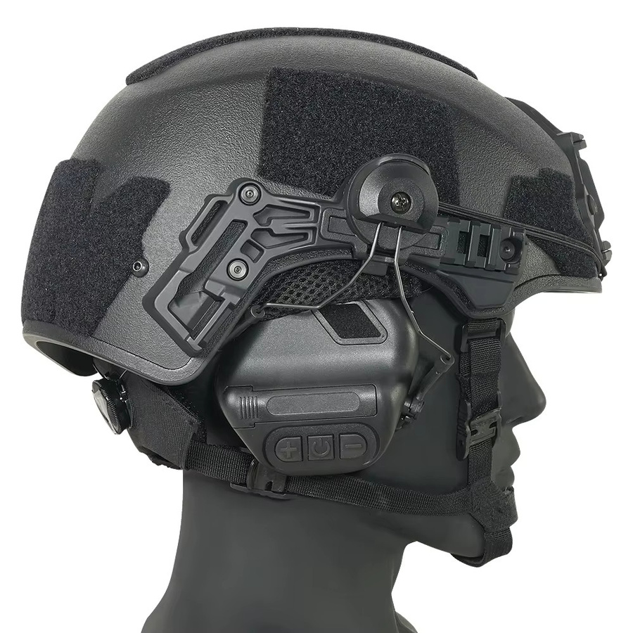 BOOIU Taktische Headset-Halterung für Wendy Helme mit ARC-Schienenadapter in Grün, kompatibel mit Comtac II Geräuschunterdrückenden Headsets - Bild 3