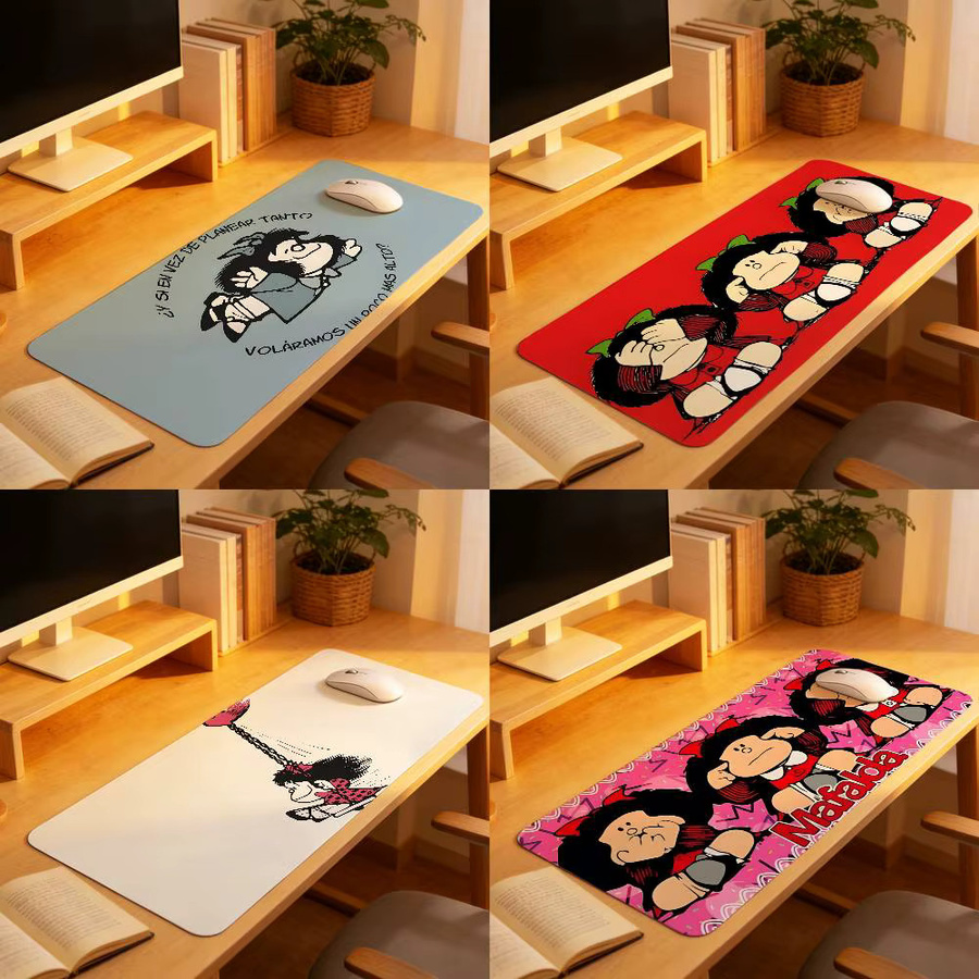 Mafalda Mauspad als große Schreibtischunterlage und Computermatte im Querformat - Bild 5