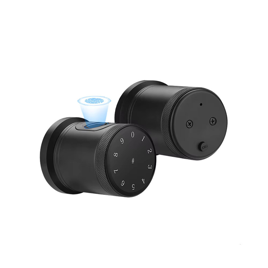 Tuya Smart Bluetooth Elektronisches Türschloss mit LED Touchscreen Tastatur in Schwarz - Bild 6