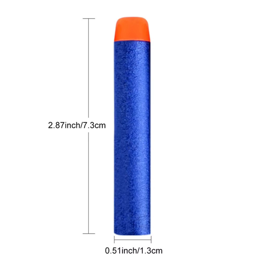 Nerf Zubehör, blaue Schaumstoff Darts, 7,2 cm - Bild 3