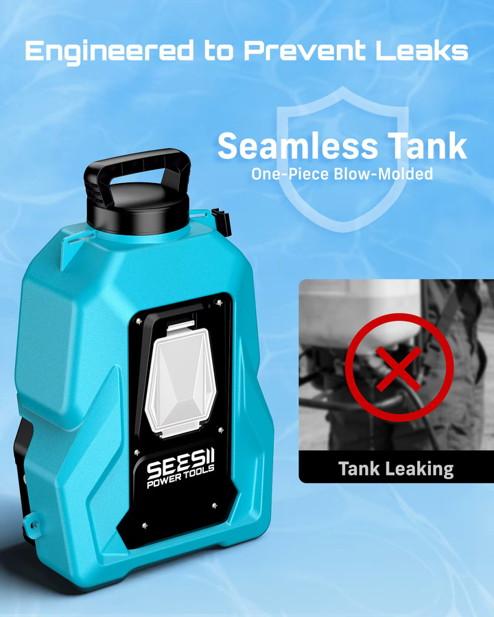 Seesii Elektrischer Lithium-Rucksacksprüher 20L Hochdruck-Sprühgerät in Türkis - Bild 5