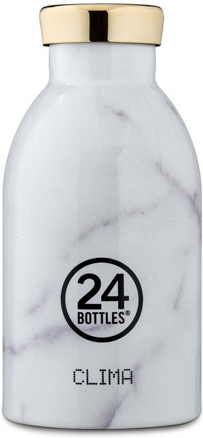 24Bottles Clima Bottle Grand Trinkflasche Carrara Weiß Multicolour 330 ml - Bild 1