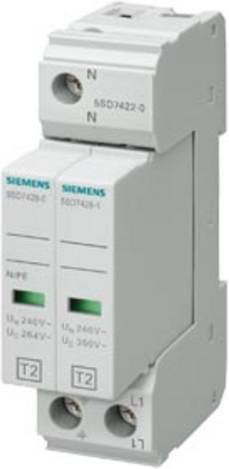 Siemens Überspannungsschutz-Ableiter 5SD7422-0 in Weiß mit 40 kA - Bild 1