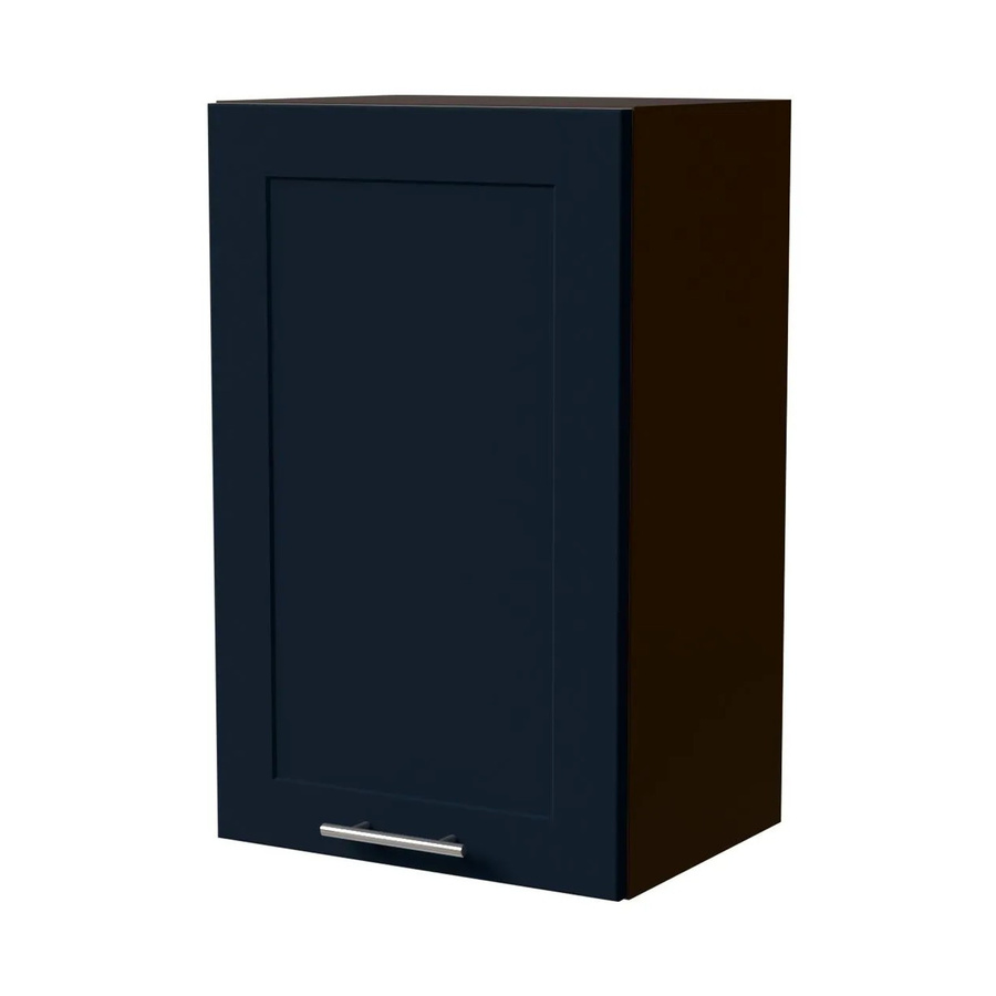 Feldmann-Wohnen Hängeschrank Oslo Lava / Indigo Matt mit Soft-Close-Türen und Regalböden, B/T/H: 45 x 32,5 x 72 cm - Bild 2