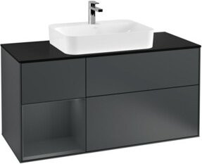 V&B Waschtischunterschrank Finion mit Wandbeleuchtung, Breite: 120 cm, Tiefe: 50,1 cm, Höhe: 50,1 cm - Bild 1