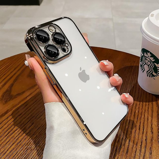 Transparente Silikon-TPU Schutzhülle für Apple iPhone 15 14 13 12 11 Pro Max Plus Mini XS X in Weiß - Bild 1