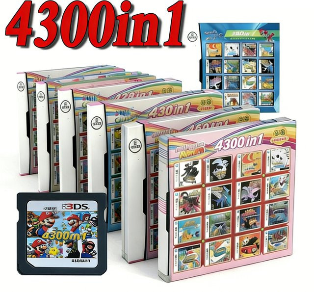 Bandai Pokemon 4300 in 1 Kompilations-Spielkarten R4-Karte für DS NDS 3DS NDSL in Multicolour - Bild 1