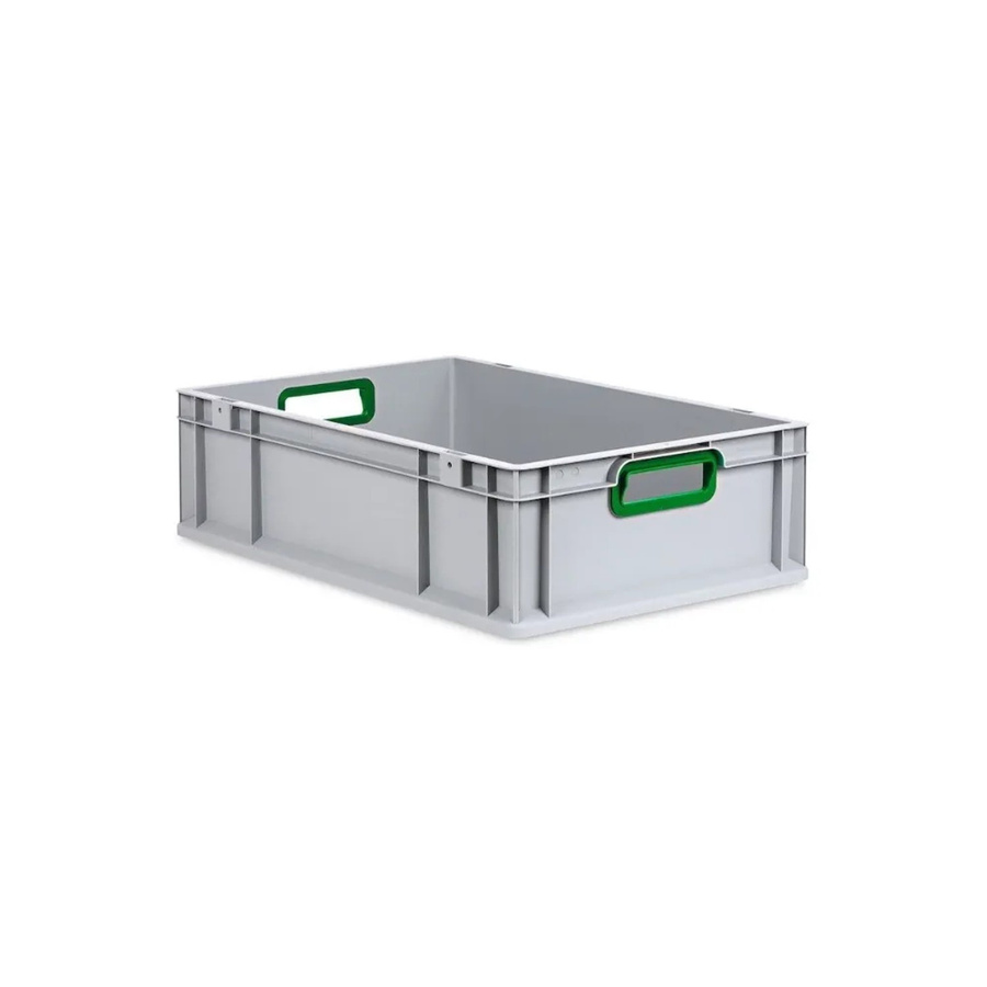 PROREGAL Eurobox Nextgen Color Transportbox mit Griffen, Grün, H x B x T: 17 x 40 x 60 cm, 34 Liter - Bild 2