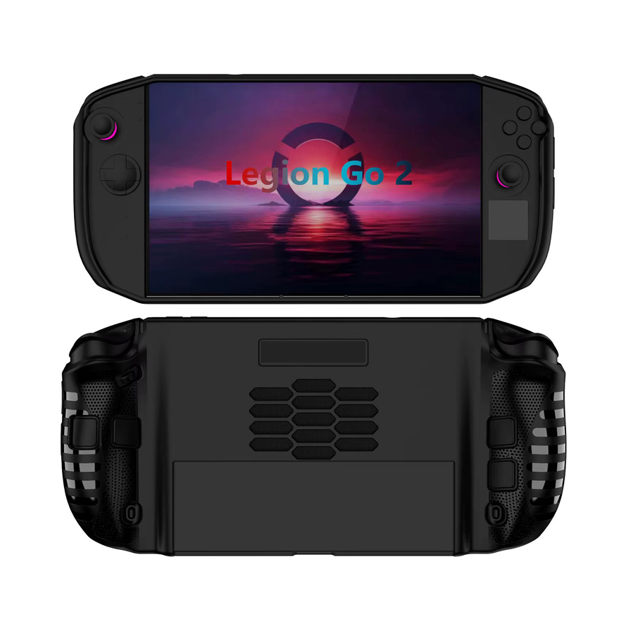 Rutschfeste TPU-Schutzhülle für Lenovo Legion Go 2 mit ergonomischem Griff in Schwarz - Bild 7