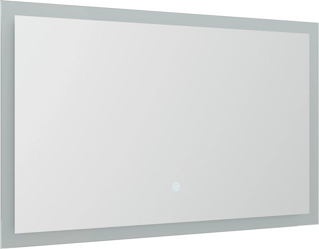 Posseik LED Spiegel mit Touch Bedienung, warmweiß, B: 100 cm, H: 53 cm - Bild 1