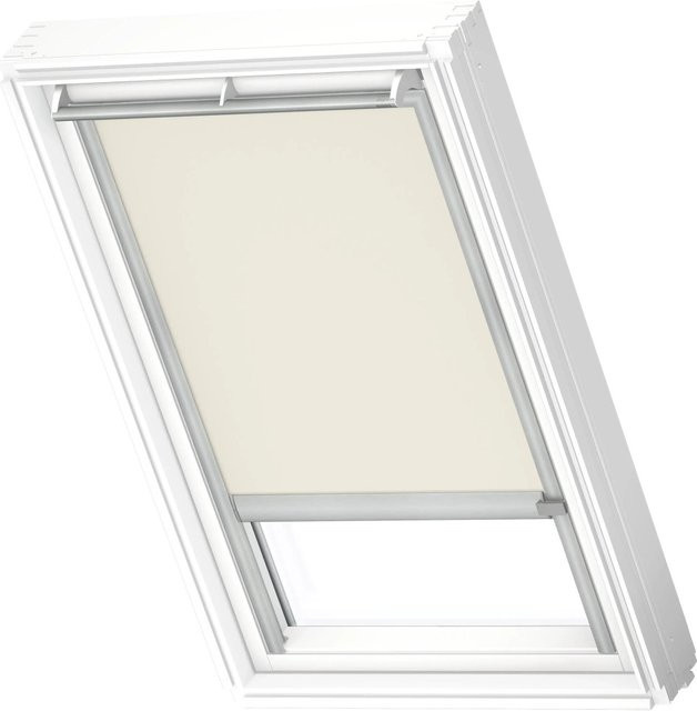 Velux Verdunkelungsrollo DSL FK06 1085K mit Schiene in Beige-Silber - Bild 1