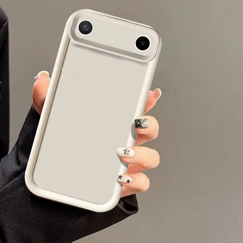 EUCAGR Schutzhülle für Tecno Spark Slim, Tecno Pova Slim und Tecno Km7k in Rot, Matte Softcase Rückseite - Bild 3