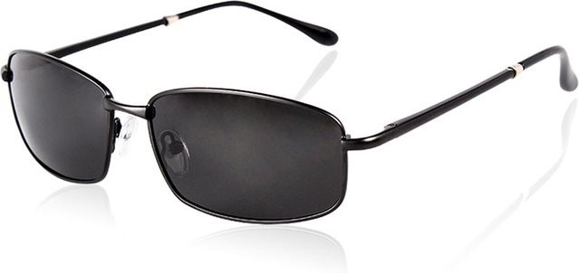 TAGION Sonnenbrille, Herren, Vollrand, Metall, schwarz, polarisiert - Bild 1
