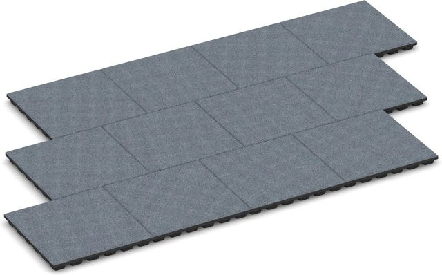 WARCO Fallschutzplatte Graphitgrau B/T/H: 50 x 50 x 4,8 cm - Bild 1