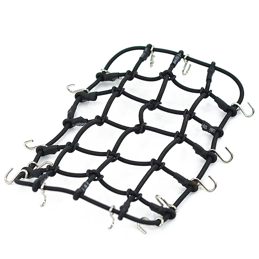 PYFORE RC Autoteile Simulation Crawler Zubehör, Dach Elastisches Gepäcknetz, Grün - Bild 2